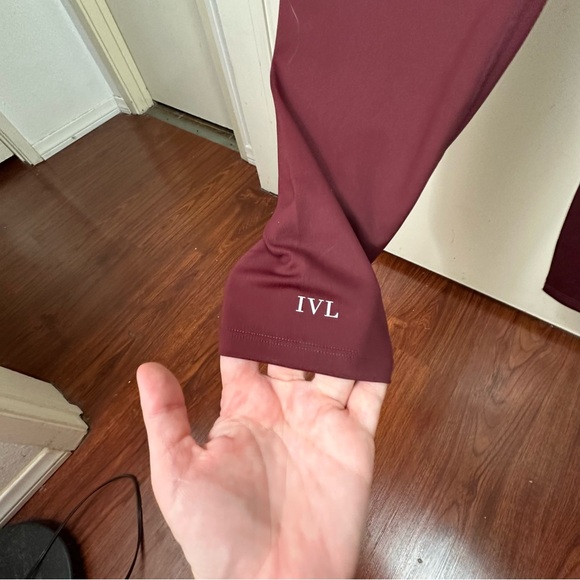 IVL Collection (Revolve) Strappy Stretch Nylon Onesie In Windsor Wine NWT 8 - Picture 8 of 16